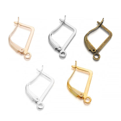 French Lever Back Earring Hooks, 50pcs