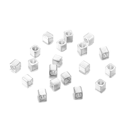 Cube Spacer Beads, 100pcs