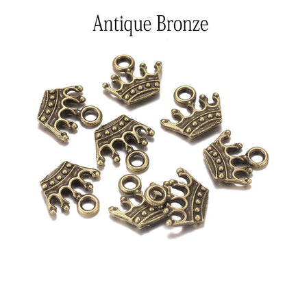 20pcs 13x14mm Tibetan Charms Crown Pendants