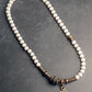 Yak Bone Bead Bracelets, Hammered Copper Charm