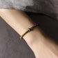 Hammered Brass Copper Bead Bracelet