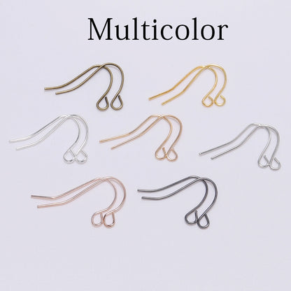 100Pcs - 19x18mm Earring Hooks Twist  Ear Hook