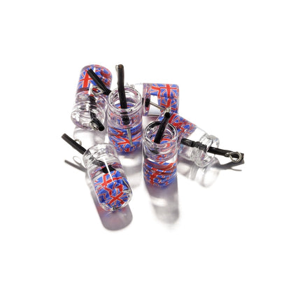 Fruit in Bottle Charm Pendant, 10pcs