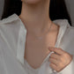 Asymmetrische Herz-Mode-Anhänger-Halskette