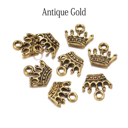 20pcs 13x14mm Tibetan Charms Crown Pendants