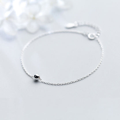 Bracelet chaîne de perles minimaliste