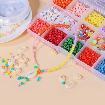 Braided Letter Beads Jewelry Making Kit