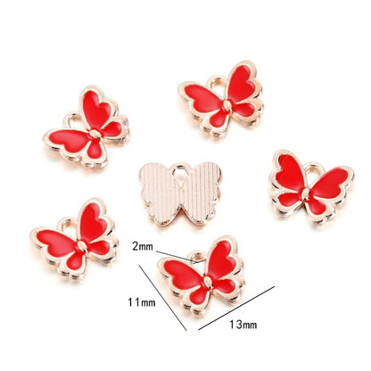 Small Fruit Shape Pendants, 10pcs