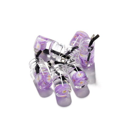 Fruit in Bottle Charm Pendant, 10pcs