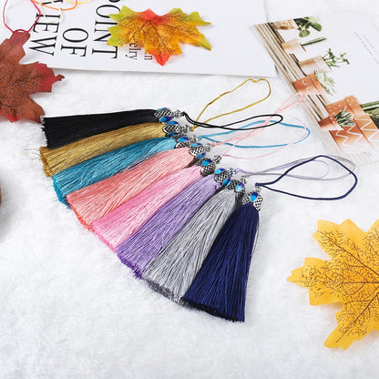 6pcs 10cm Cotton Small Tassels Pendants