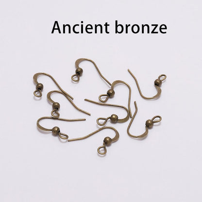 100Pcs - 19x18mm Earring Hooks Twist  Ear Hook