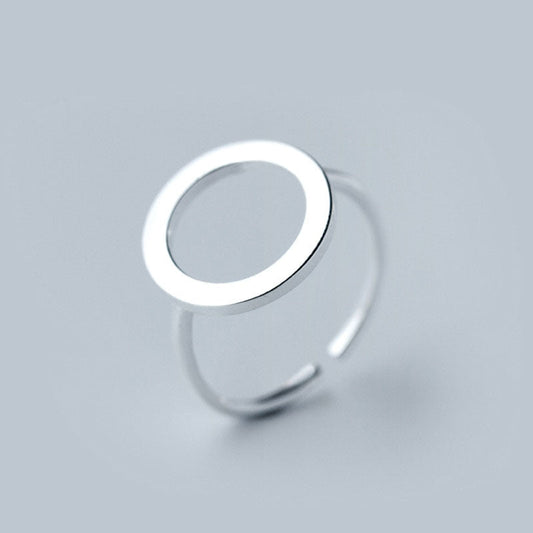 Classic Round Silver Ring