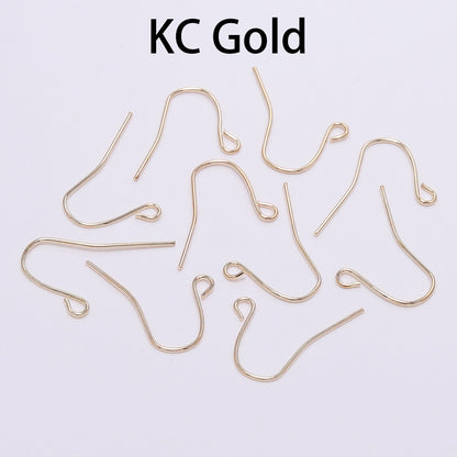 100Pcs - 19x18mm Earring Hooks Twist  Ear Hook