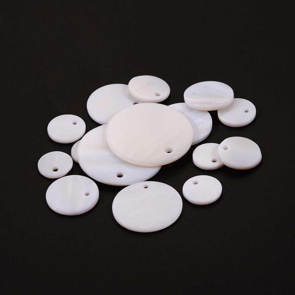 Round Mother Pearl Shell Pendant