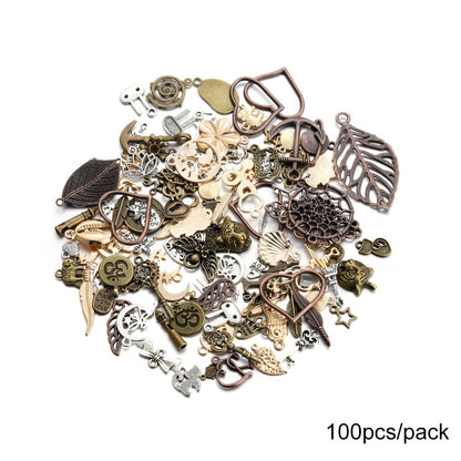 30-100Pcs Mixed Styles Pendants