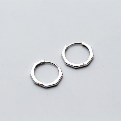 Classic Geometric Fashion Hoop Earrings