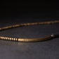 MultiLayer Bracelet, Brass Tube and Lava Beads