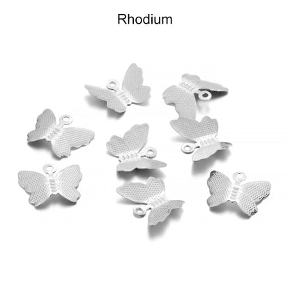 Metal Butterfly Connectors Charm, 100pcs