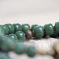 Natural Bodhi Seed Beaded Two Row Bracelet
