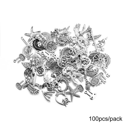 30-100Pcs Mixed Styles Pendants