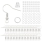 Earring Making Set: Hooks, Rings & Connects, 100-300pcs