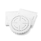 2pcs Braiding Foam Board: Round & Square Cord Weaving Disks