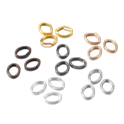 4-7mm Oval Jump Rings, 300pcs