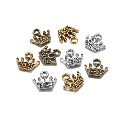 20pcs 13x14mm Tibetan Charms Crown Pendants