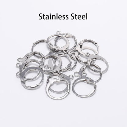 14x12mm French Lever Earring Hooks, 20pcs