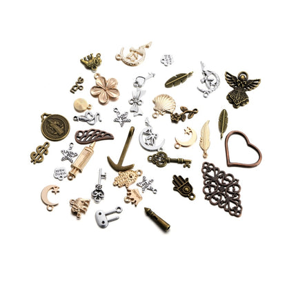 30-100Pcs Mixed Styles Pendants