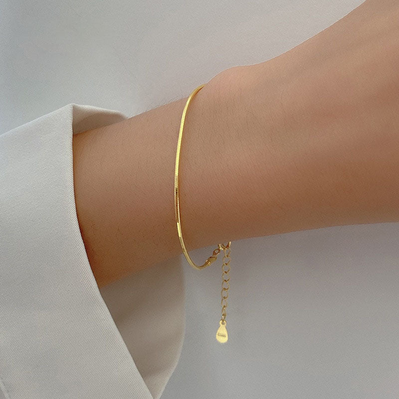 Gold Color Snake Chain Bracelet