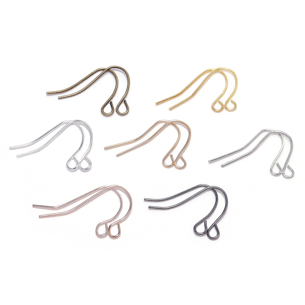 21x12mm Earring Hooks, 100pcs