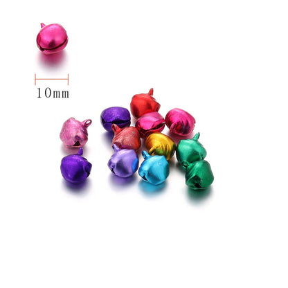 Jingle Bells Aluminum Loose Beads, 20-150Pcs