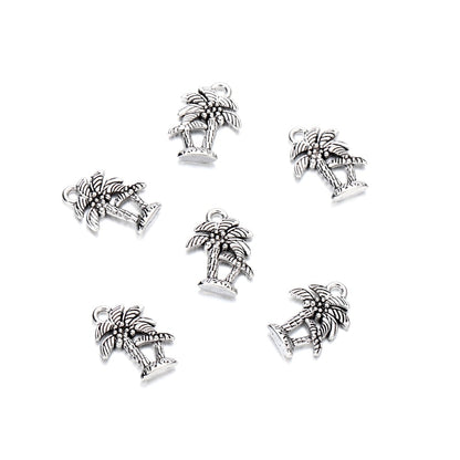 Metal Plant Connectors Pendants, 6pcs