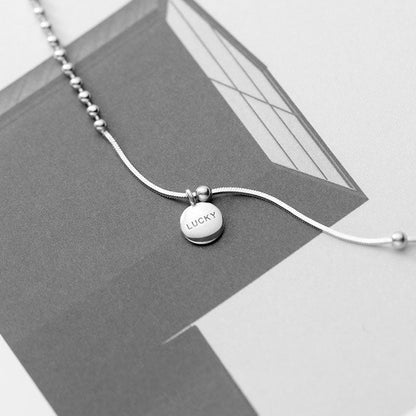 Lucky Little Ball Pendant Necklace