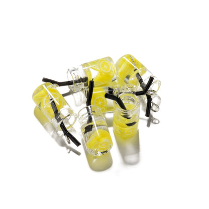 Fruit in Bottle Charm Pendant, 10pcs