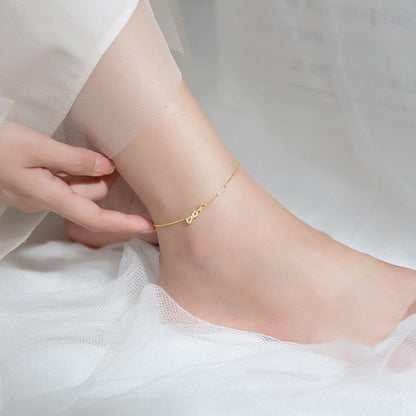 Sterling Silver Infinite Love Anklet