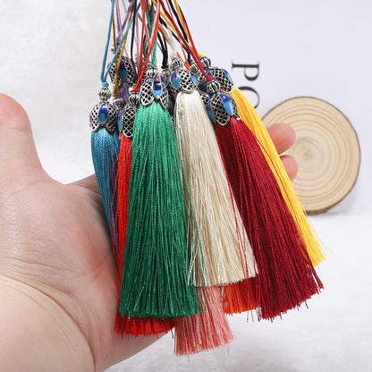 6pcs 10cm Cotton Small Tassels Pendants