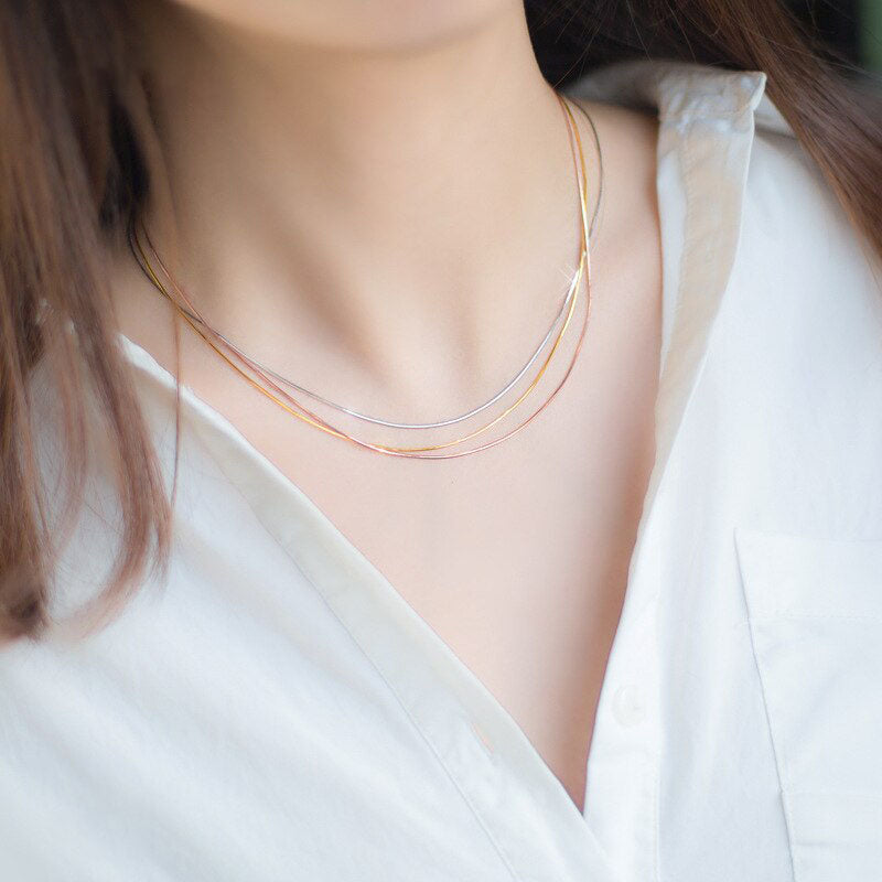Classic Basic Chain Adjustable Necklace
