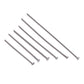 15-70mm Stainless Steel Flat Head Pins, 100pcs