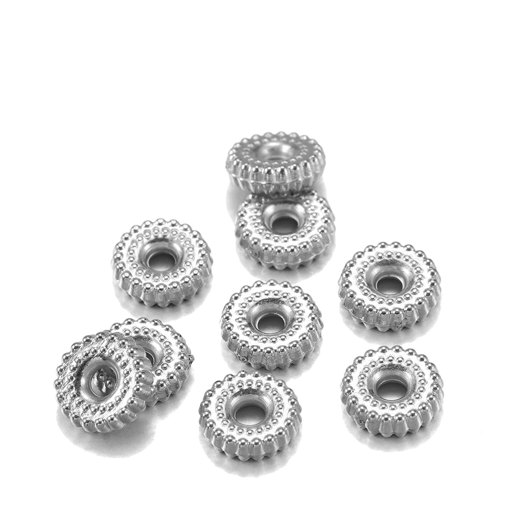200 Stück CCB Kunststoff-Rondelle-Perlen