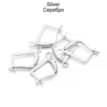 French Lever Back Earring Hooks, 50pcs