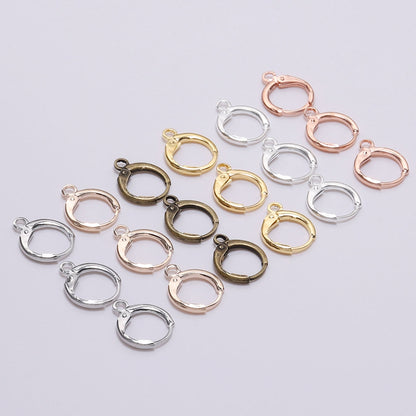 French Lever Earring Hooks 14x12mm, 20pcs