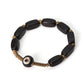 Vintage Copper and Ebony Wood Beads Bracelet
