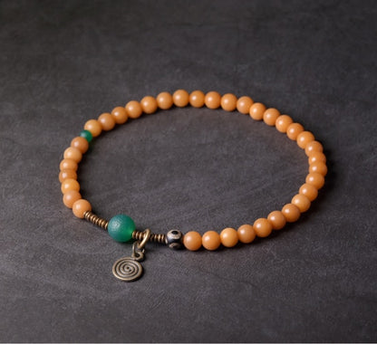 Three Colors Natural Bodhi Seed Bracelet