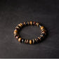 Set 2 Tiger Eye beads Bracelets and Vintage Pure Copper