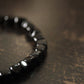 Cube Black Onyx Multilayer Stretch Bracelet