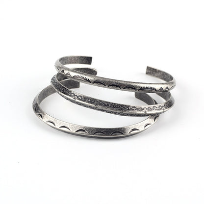 316L Stainless Steel Bangel Vintage Cuff Bracelets