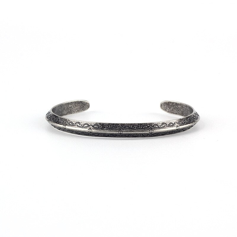 316L Stainless Steel Bangel Vintage Cuff Bracelets