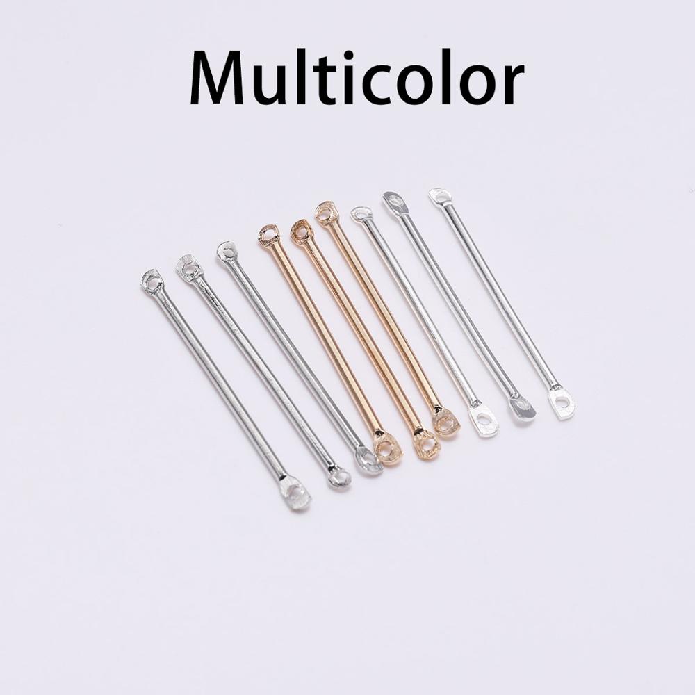 15-40mm Double Cylinder Bar Earrings, 50pcs